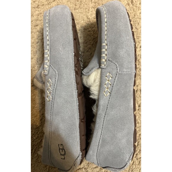 Size 6 UGG Ansley Women's Slipper Suede Light Grey - Picture 10 of 10